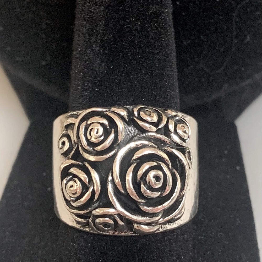 Adorable Rose Ring 925 Sterling Silver